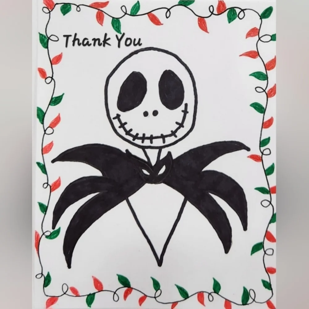 Original Art Work by Seller Christmas Lights Jack Skellington Busin…